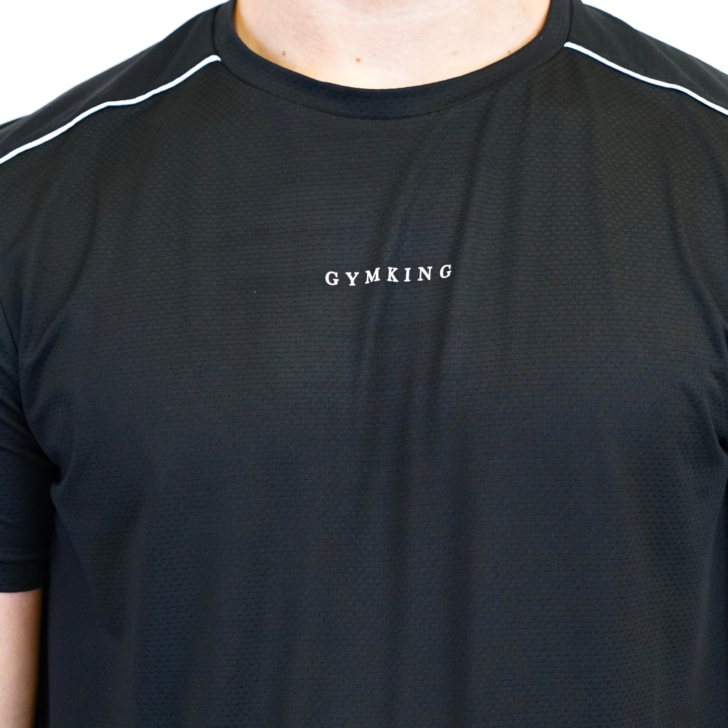 Gym King Core Piped Set  - Black
