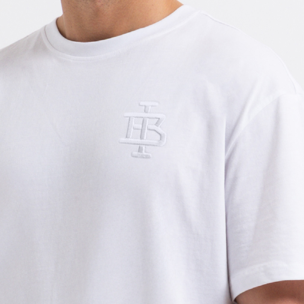 Bee Inspired Monogram T-Shirt - White