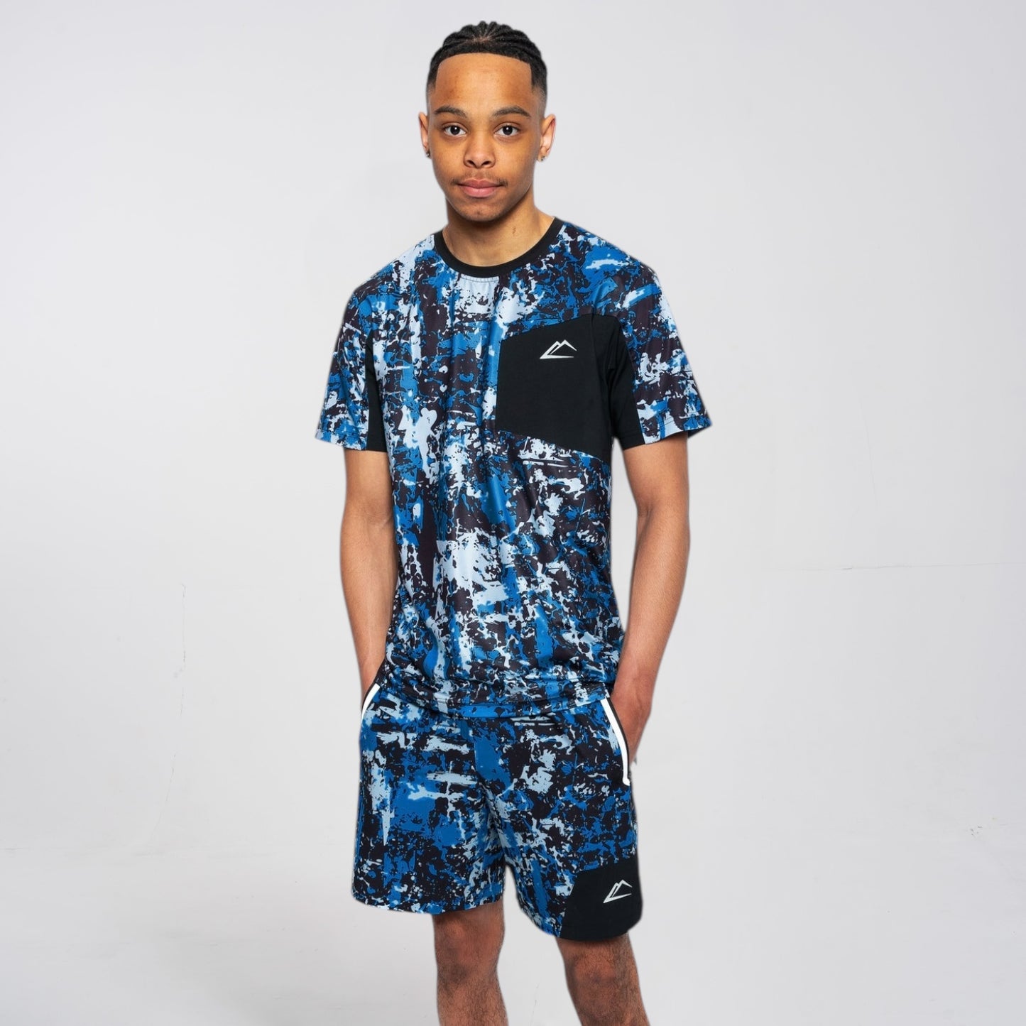 ActiveLine Colorado Tee & Shorts Set - Royal Blue