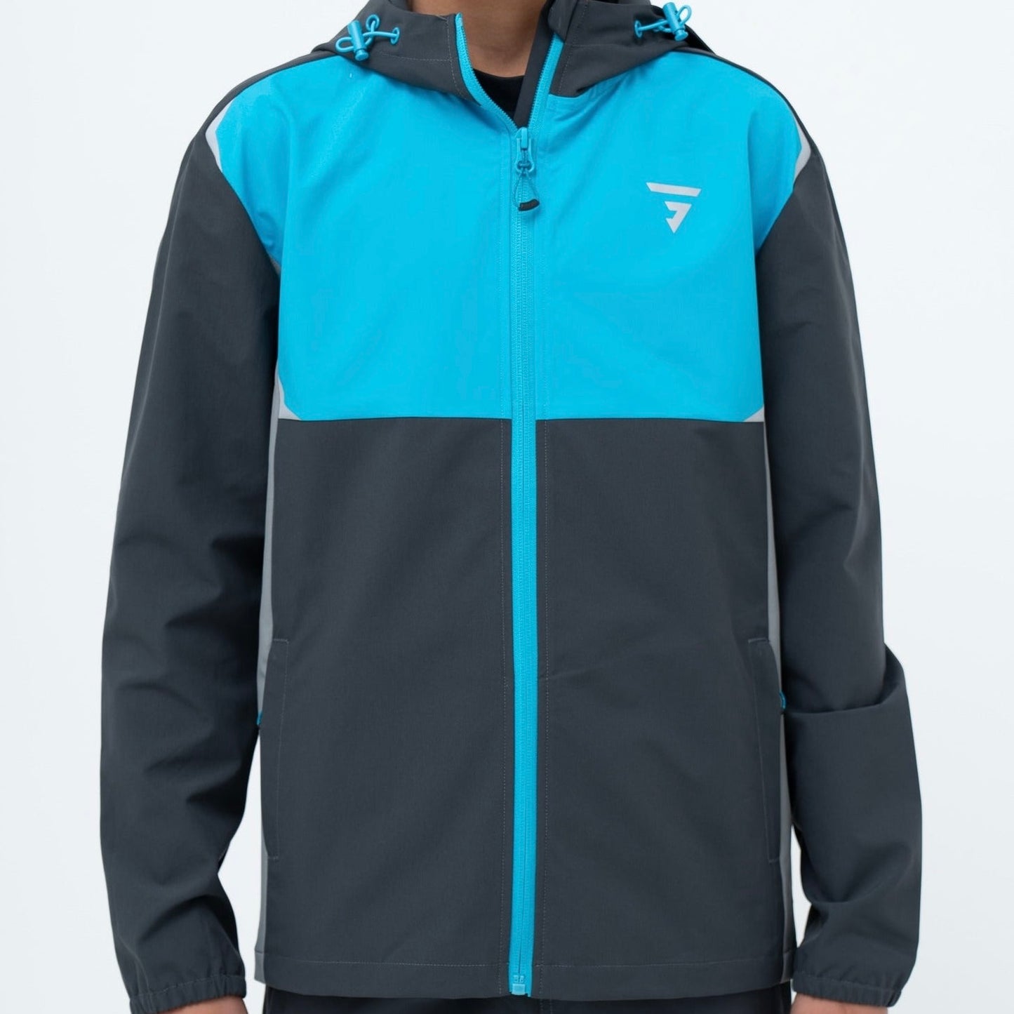 GRIID Nexus Jacket (Junior) - Grey / Blue