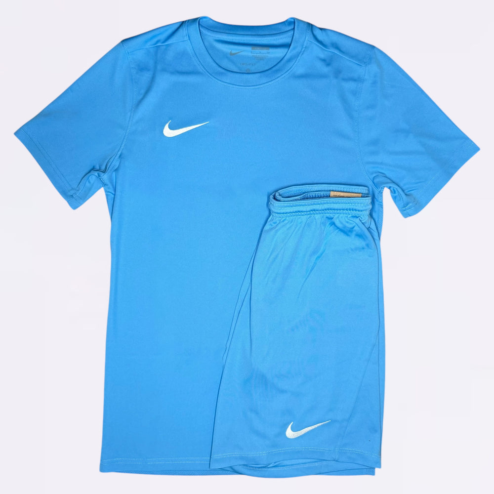 Nike Dri Fit Set - Tee & Shorts - University Blue