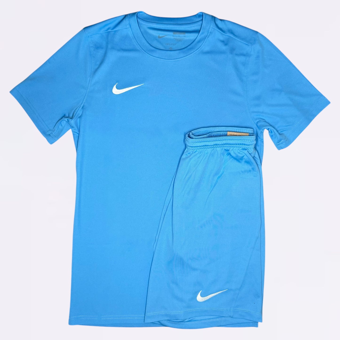 Nike Dri Fit Set - Tee & Shorts - University Blue