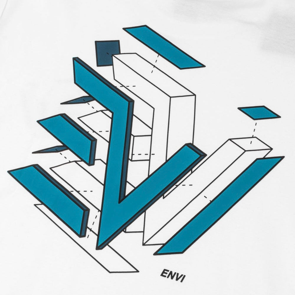 ENVI Deconstruct Tee - White / Teal