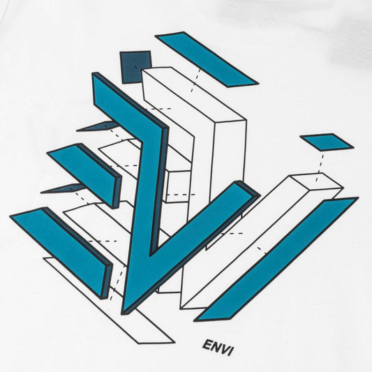 ENVI Deconstruct Tee - White / Teal