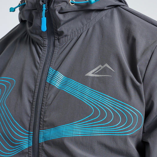 ActiveLine Wave Windrunner  - Grey / Baltic Blue