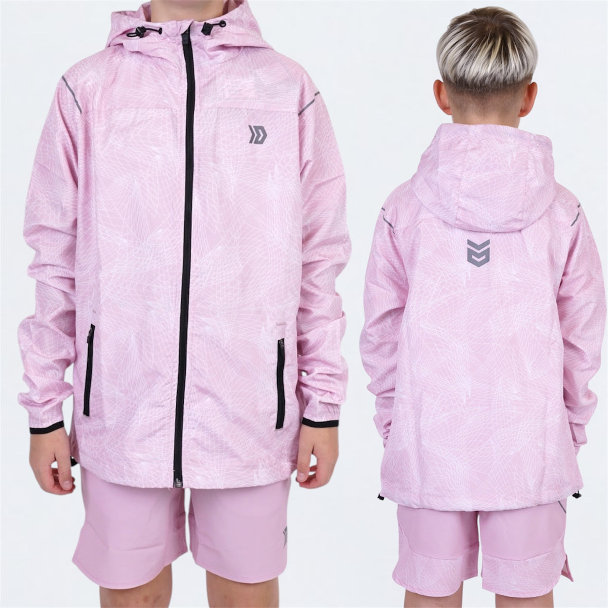 DASH Hyperweb Windrunner & Short Set - Pink Foam (Junior)