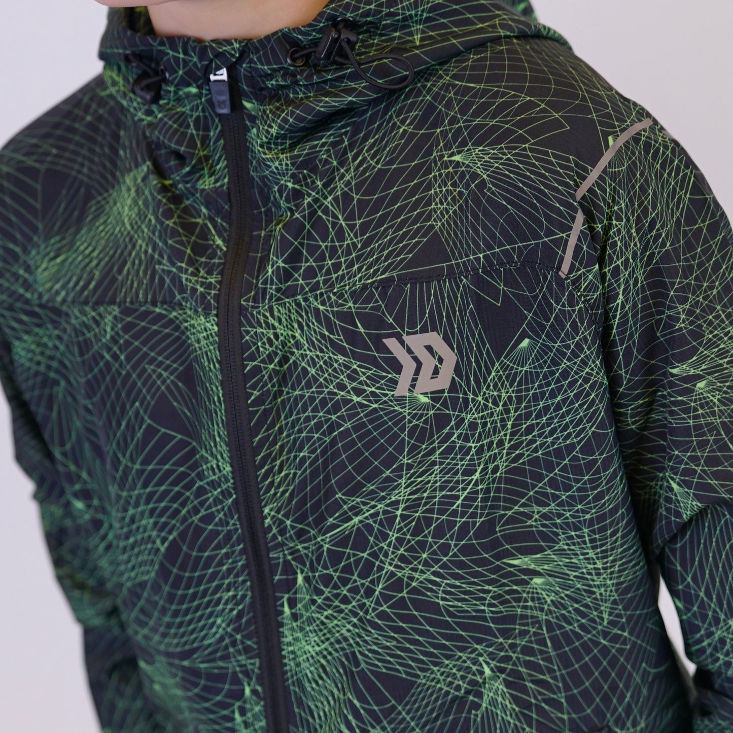DASH Hyperweb Windrunner & Bottoms Set - Black / Neon (Junior)