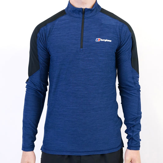 Berghaus Farndale Half Zip - Black / Blue