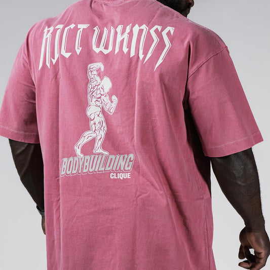 RJCT WKNSS Bodybulding Clique Tee - Pink
