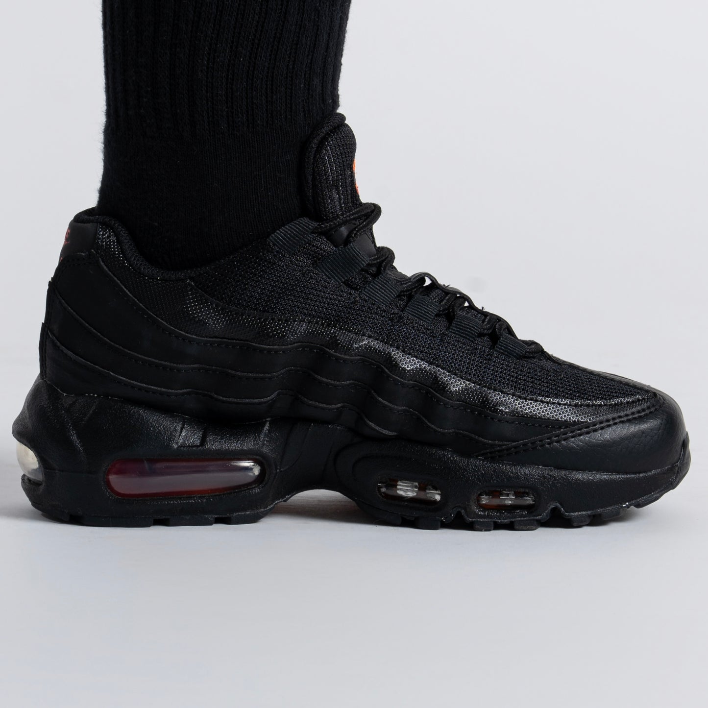Nike Air Max 95 Black Firey Red (Junior)