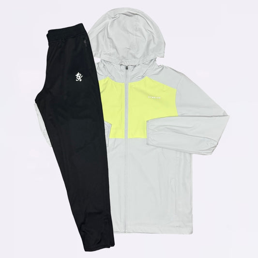 Gym King Advance  & Joggers Set  - Grey / Lime / Black  (Junior)