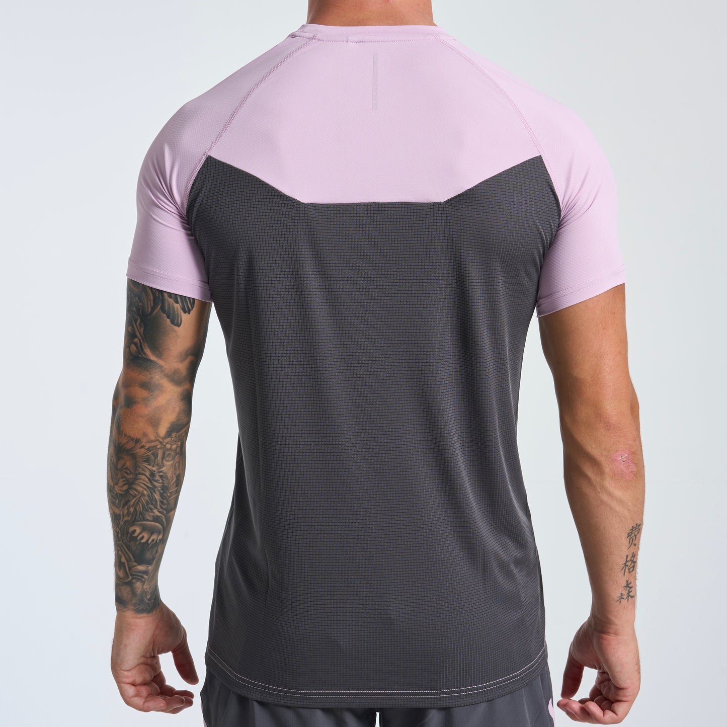 GymKing Flex 2.0 Tee - Graphite/Dusky Lilac