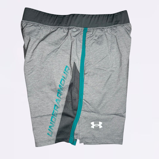 Under Armour Grey / Caribbean Clean Launch Shorts