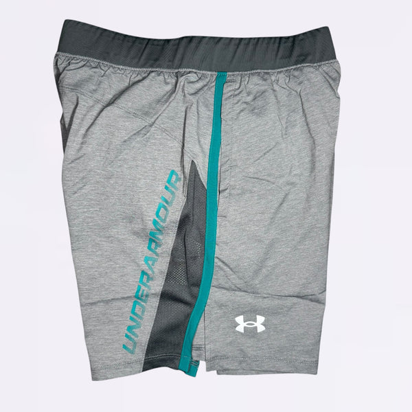 Under Armour Grey / Caribbean Clean Launch Shorts