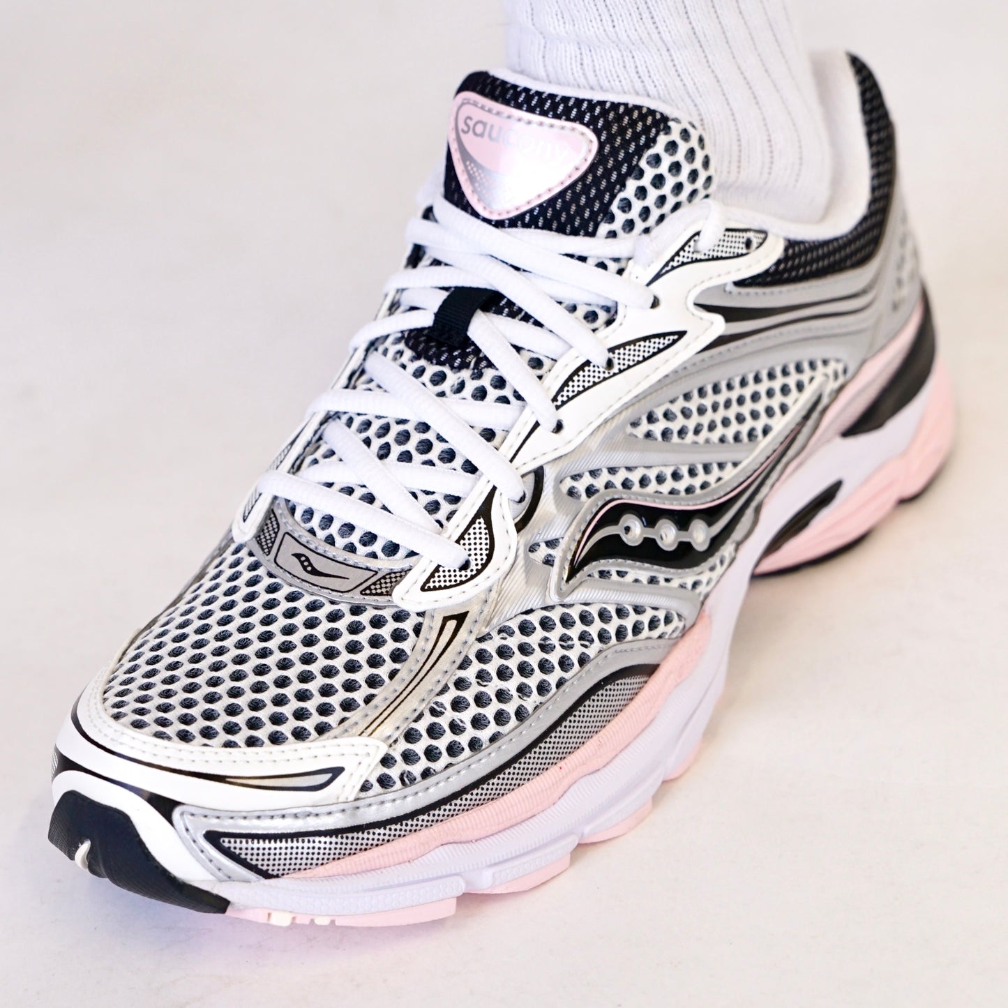 Saucony Pro Grid Omni 9 - Silver Pink