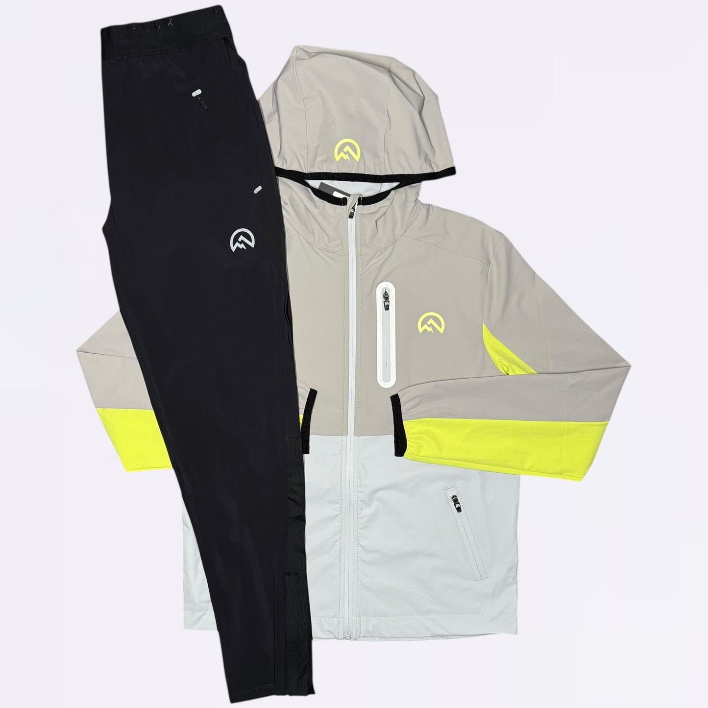 Flux Versatility & Running Set - Grey / Neon (Junior)