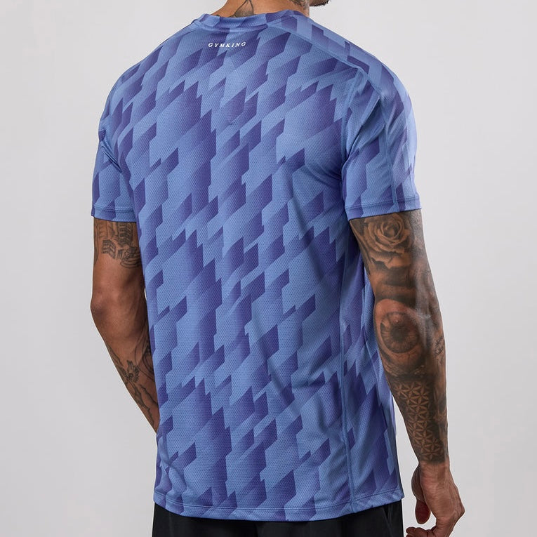 Gym King Power Tee - Blue Jean