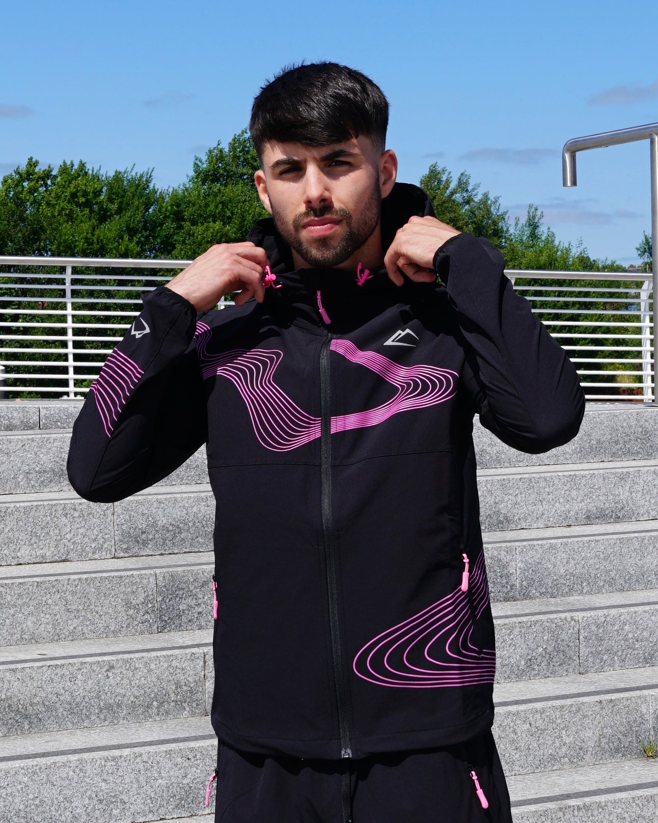 ActiveLine Wave 3 Piece Set - Black / Pink