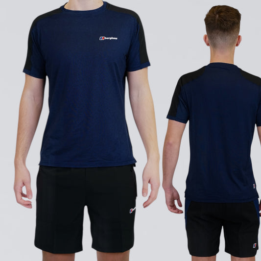 Berghaus Farndale & Wavertree Tech Tee Set - Blue / Black