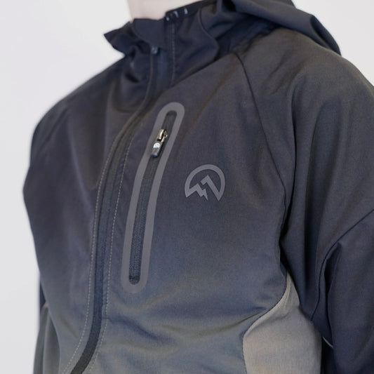 Flux Gradient Jacket - Black / Grey (Junior)