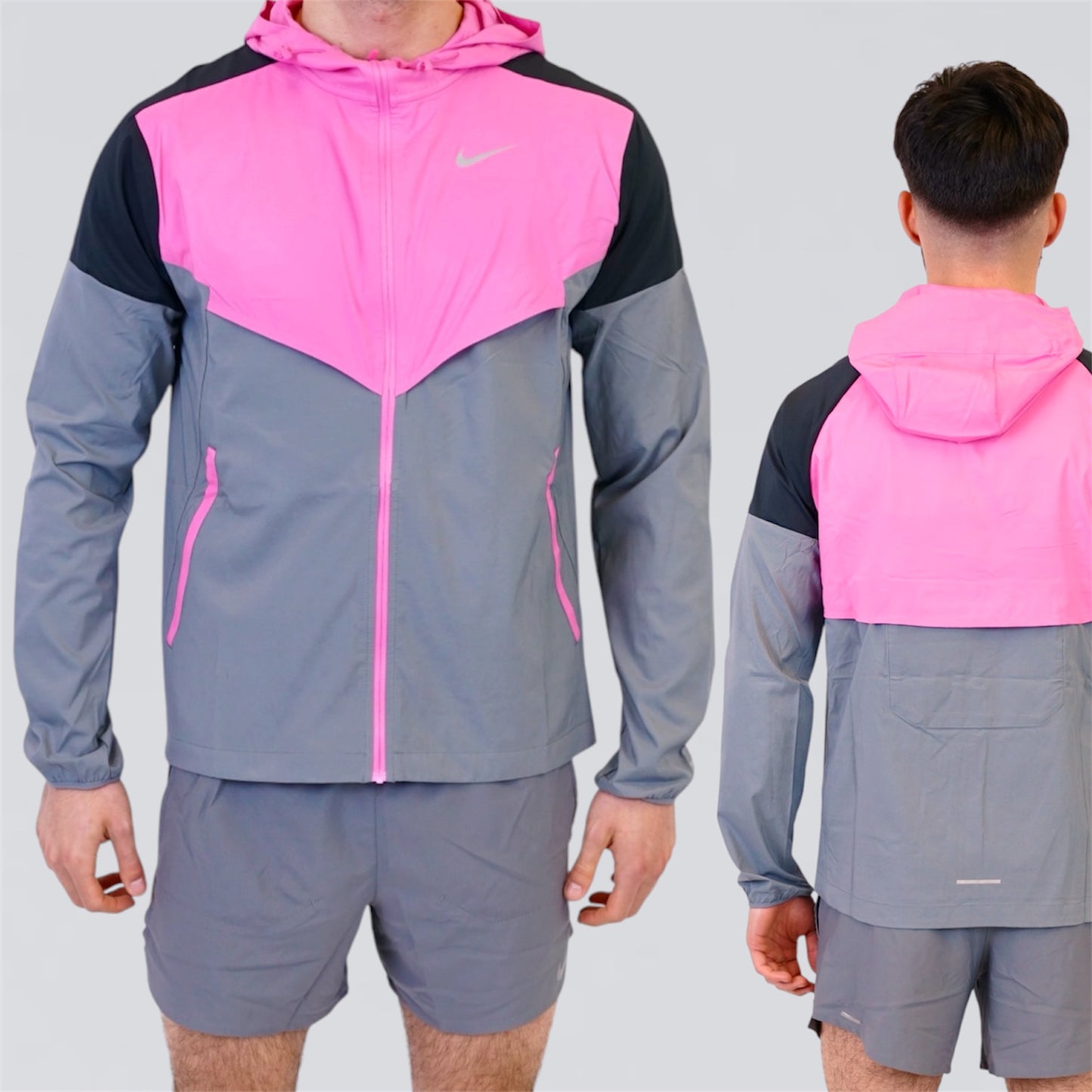 Nike Windrunner & Flex Set - Pink / Grey