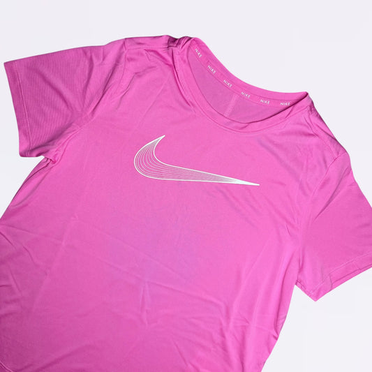 Nike Pro Swoosh Tee Pink (Girls)