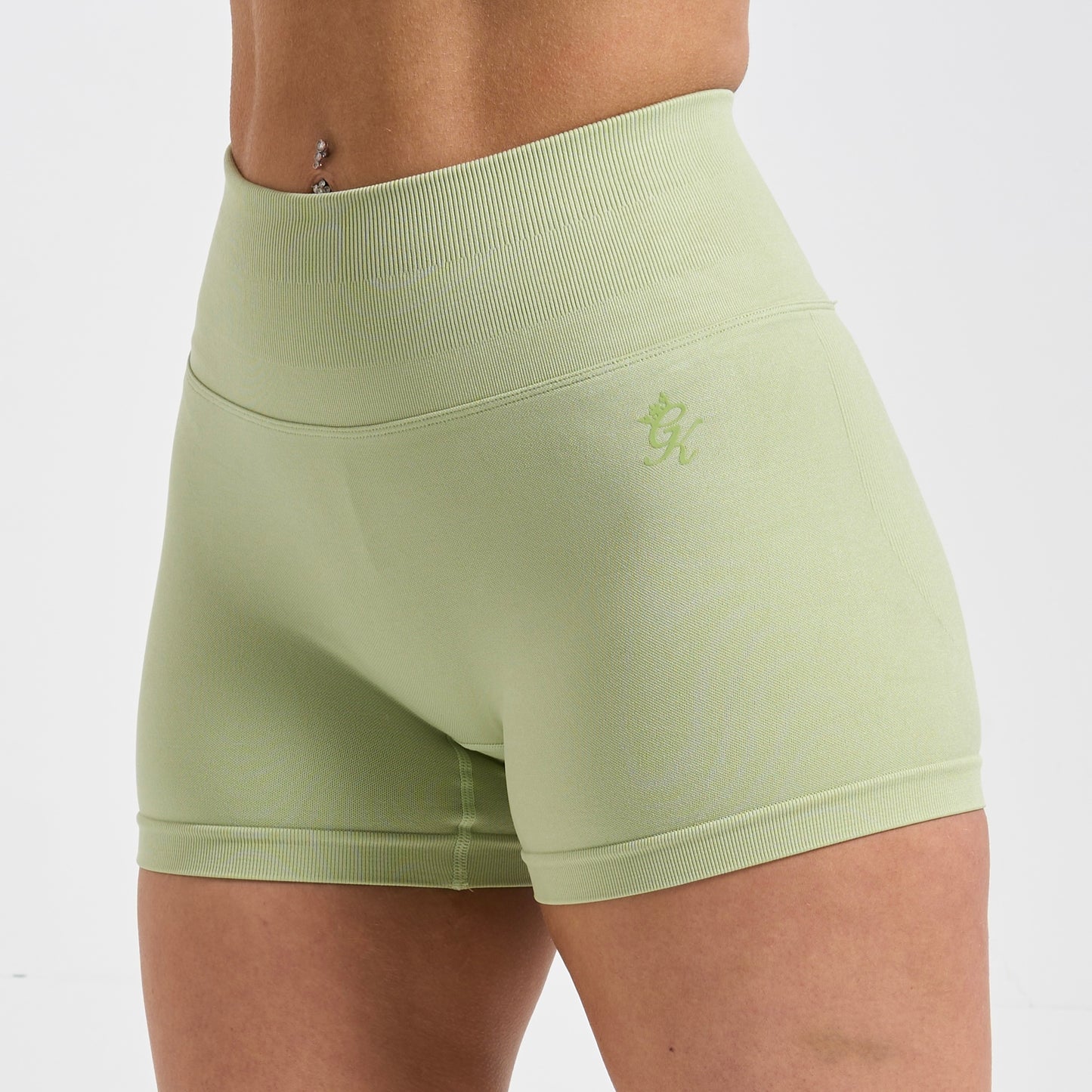 Gym King Sculpt Seamless 3" Short - Matcha Green