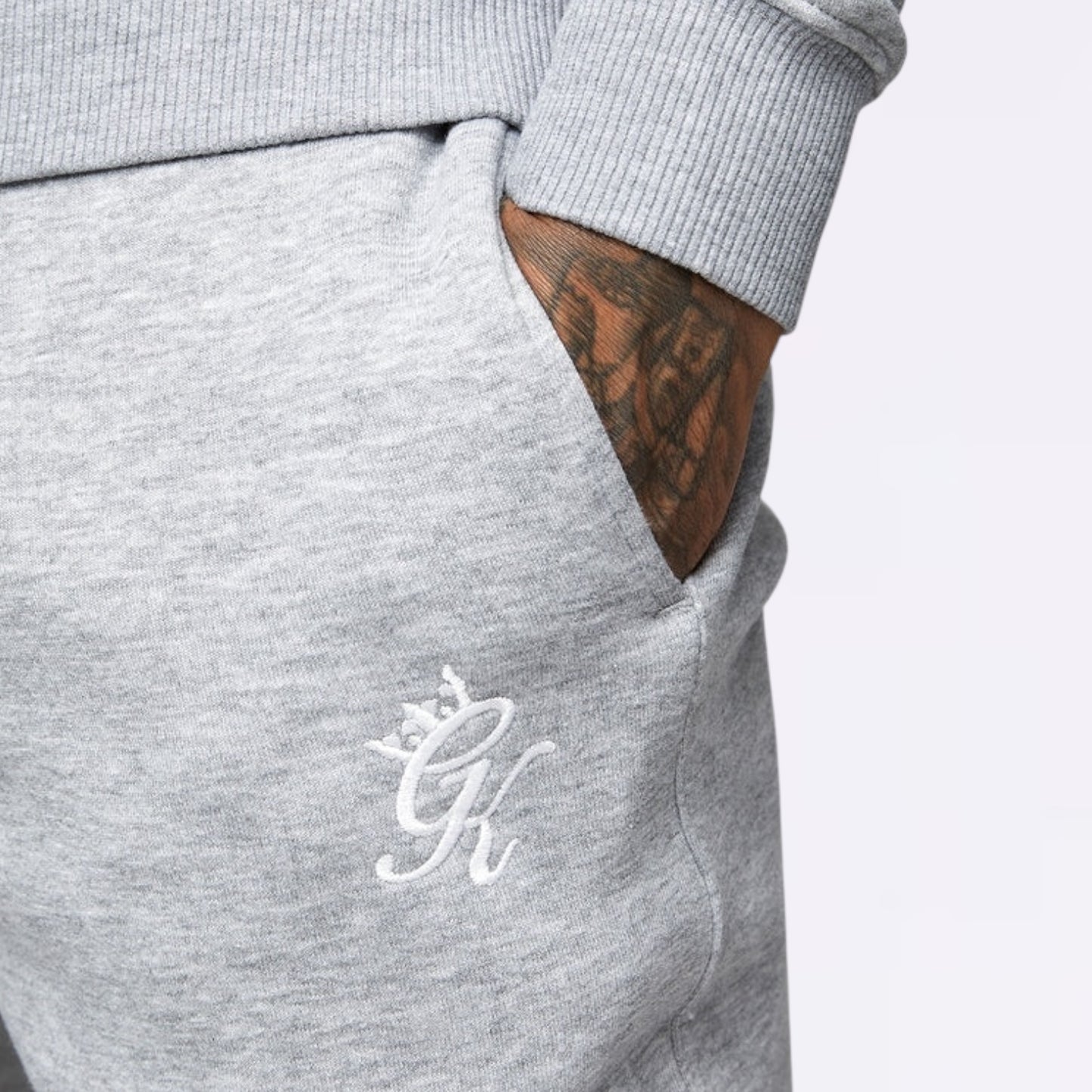 GymKing Linear Fundamental Fleece Set - Grey