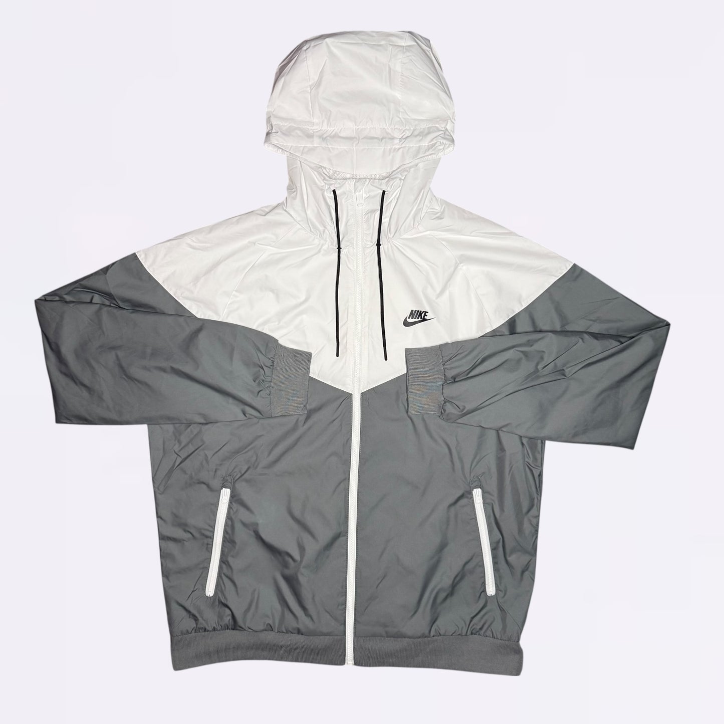 Nike Waterproof Windrunner - White / Grey