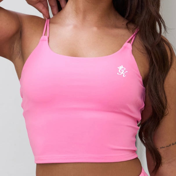 Gym King 365 Long Line Tank - Pink