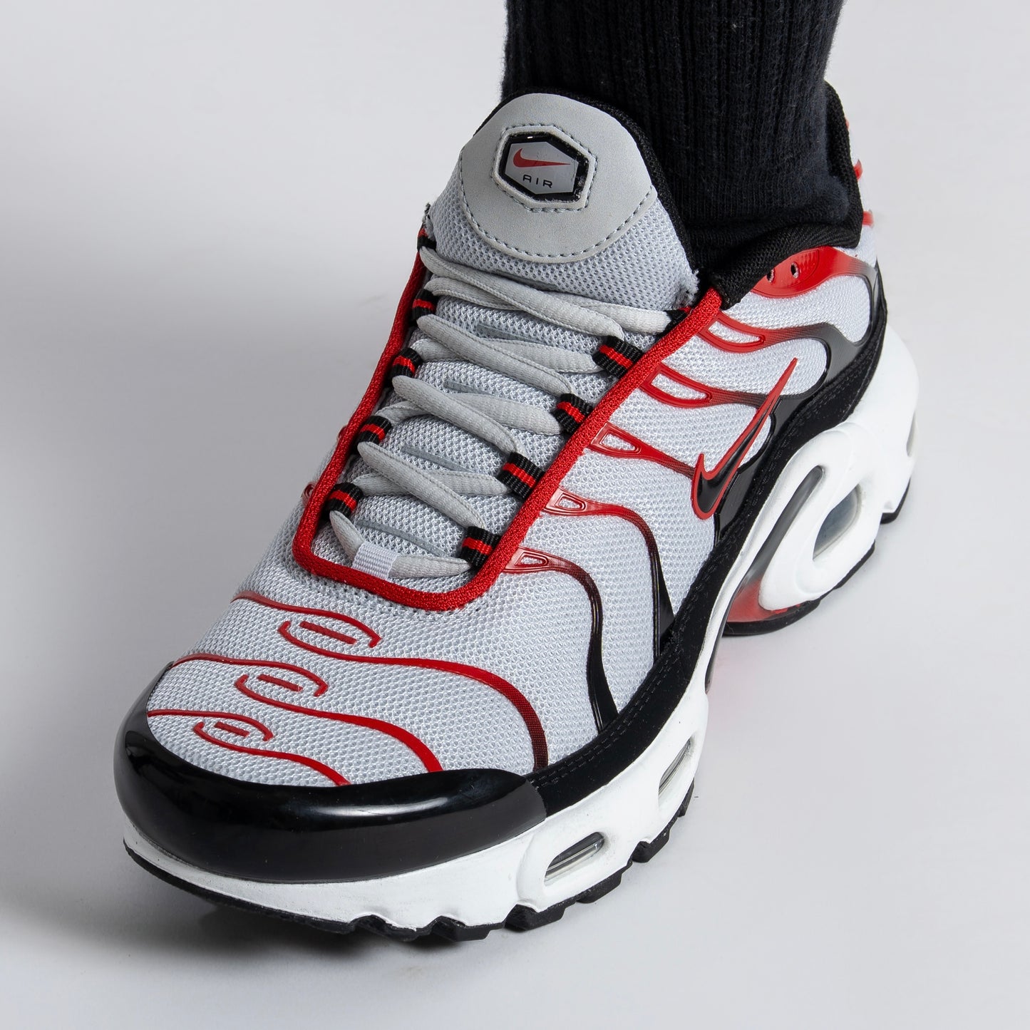 Nike Air Max Plus White Red (Junior) - Main Image