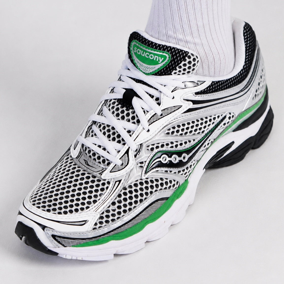 Saucony Pro Grid Omni 9 Silver Green