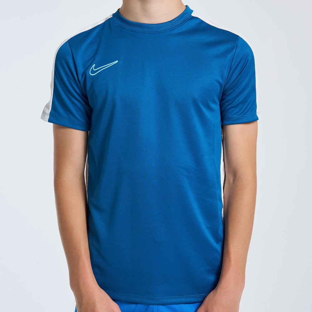 Nike Academy 2.0 Tee - Blue / White (Junior)