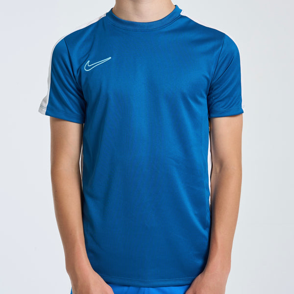 Nike Academy 2.0 Tee - Blue / White (Junior)