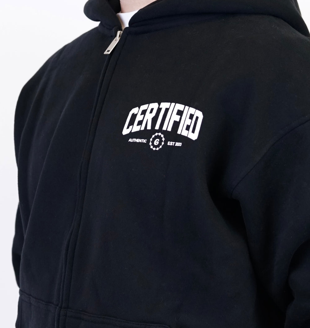 Certified Zipper - Black