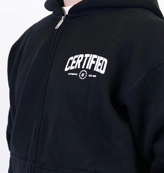Certified Zipper - Black