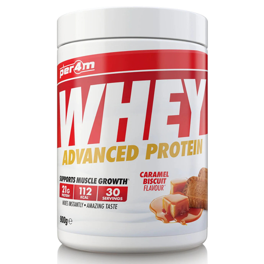 PER4M Advanced Whey Protein - Caramel Biscuit 900g