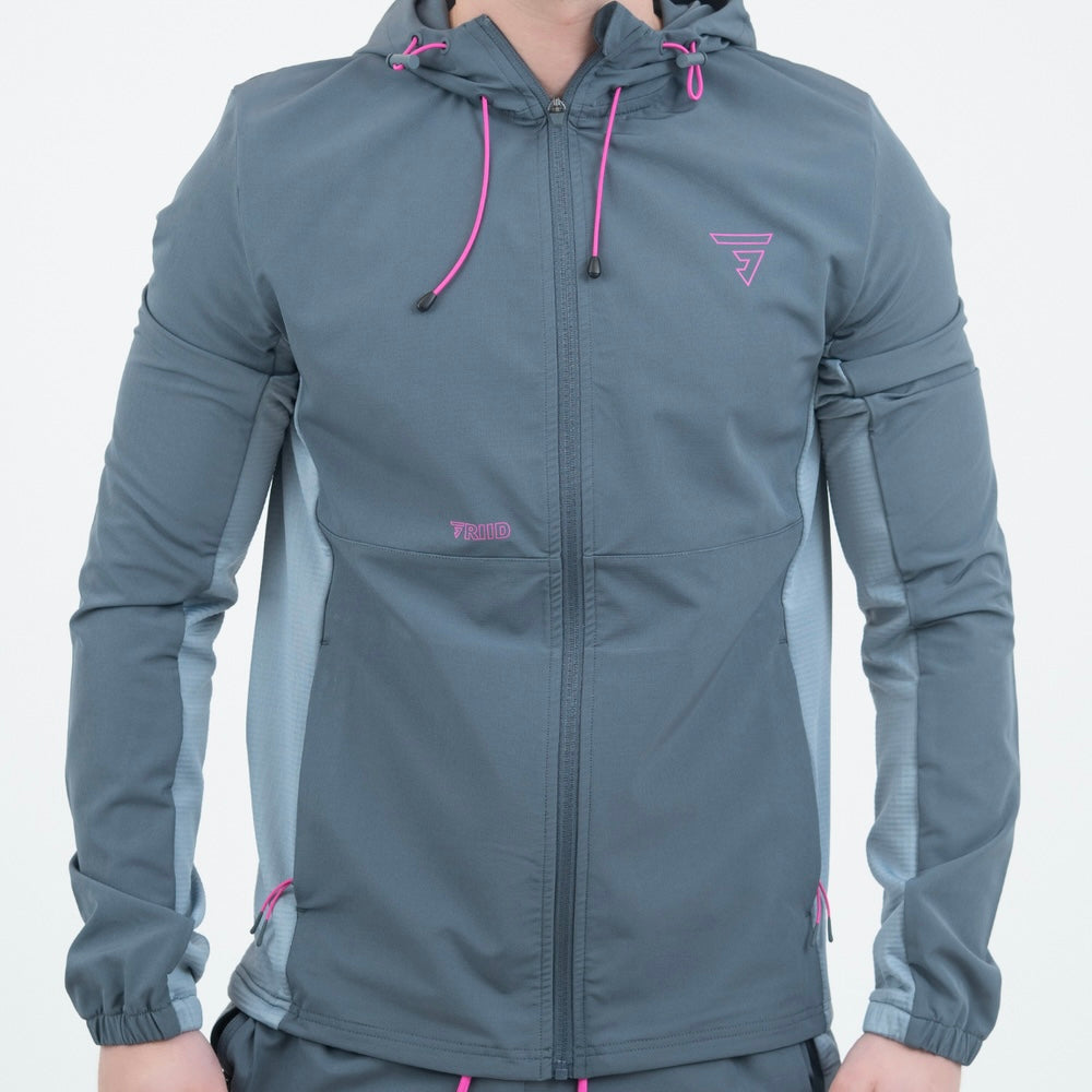 GRIID Bally Jacket - Pink / Grey