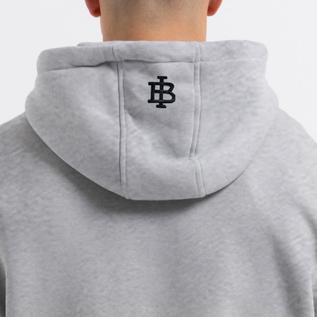Bee Inspired Monogram Zipper - Grey