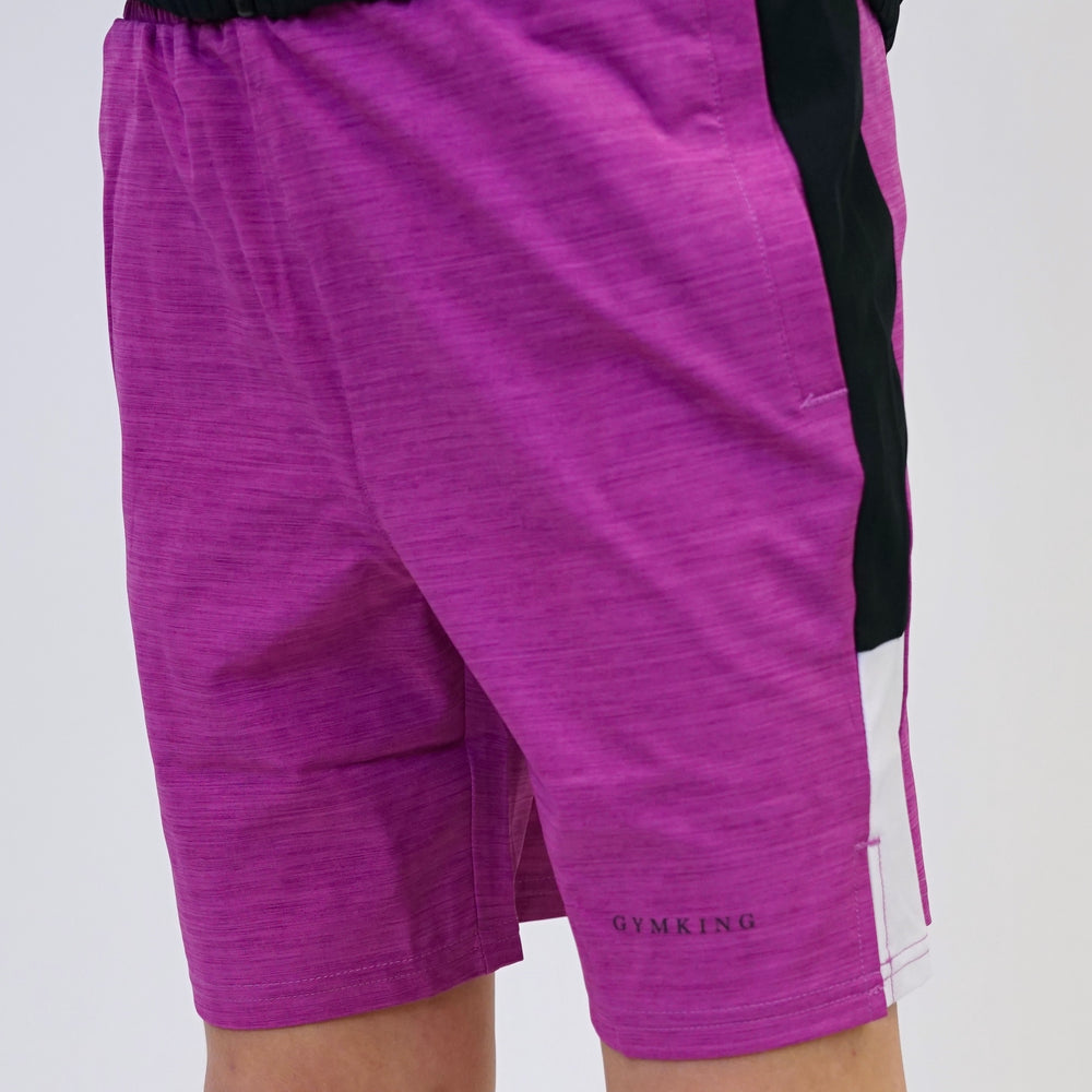 Gym King Vision Shorts - Purple (Junior)