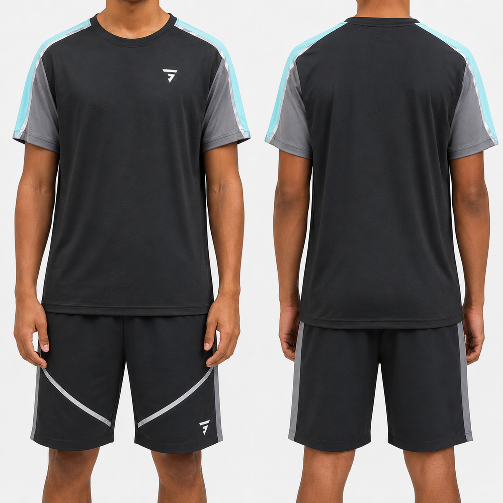 Griid Reflect Set - Black / Aqua (Junior)