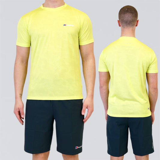 Berghaus Dawdon Set - Tee & Shorts - Yellow / Black