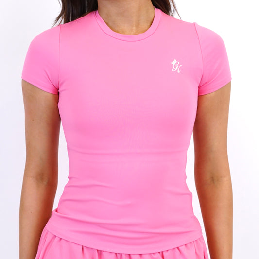 Gym King 365 Cap Sleeve & Running Set - Pink