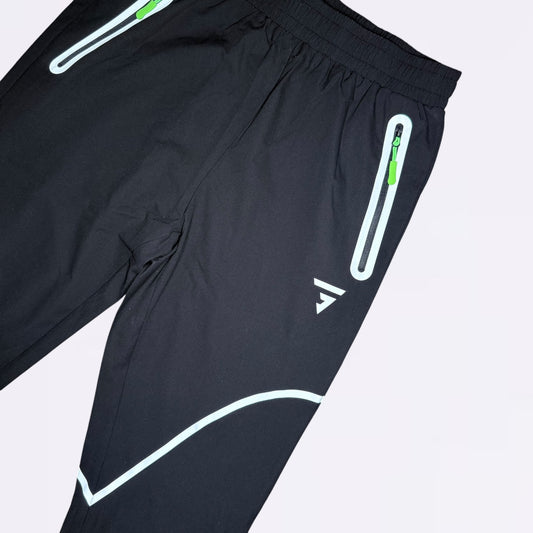 GRIID Reflect Joggers - Black / Green