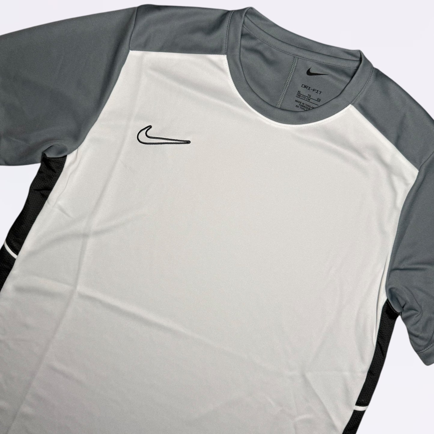 Nike Academy Tee Grey White Black (Junior)