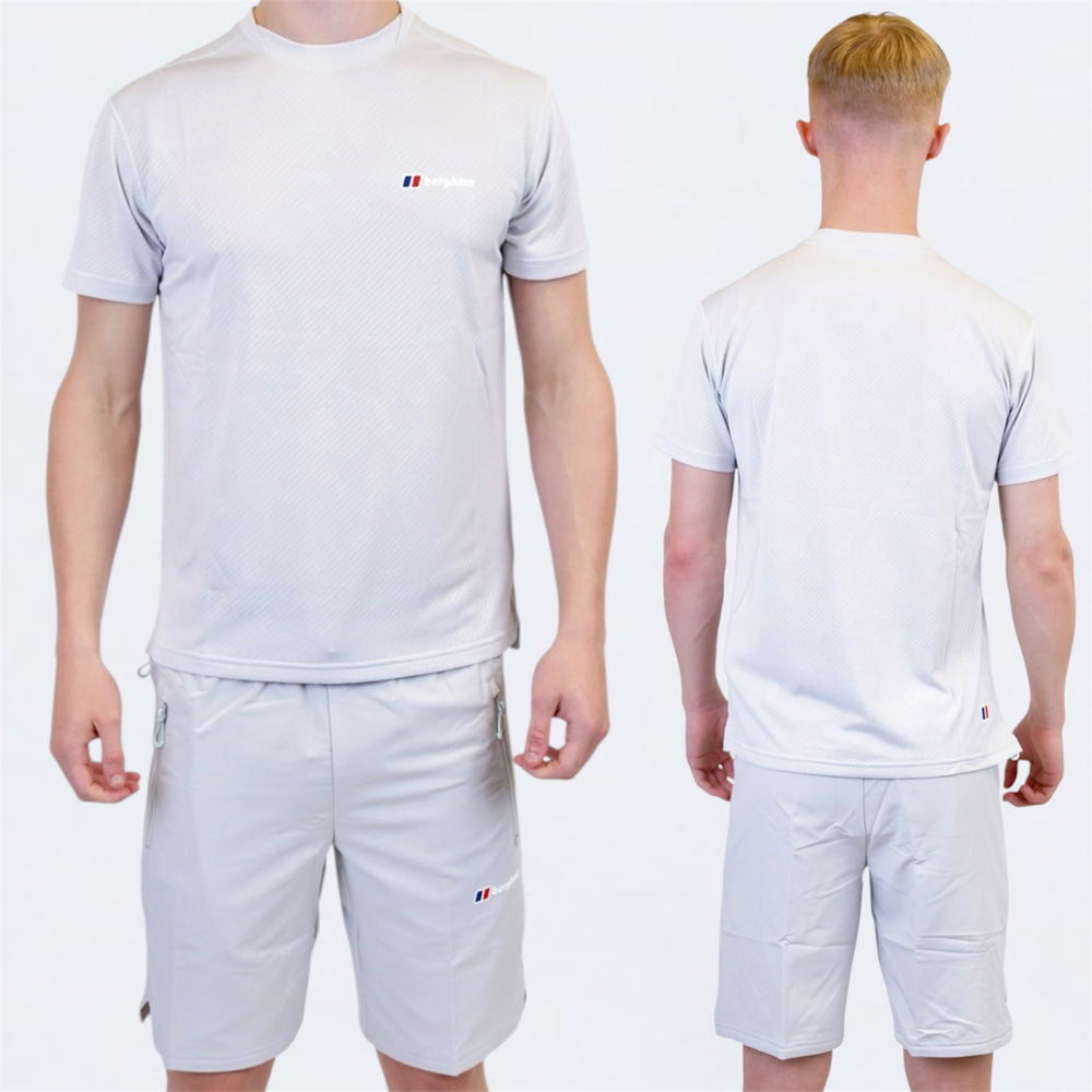 Berghaus Dawdon Tech Set - Tshirt & Shorts - Dark Grey