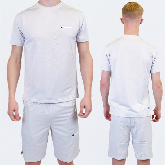 Berghaus Dawdon Tech Set - Tshirt & Shorts - Dark Grey