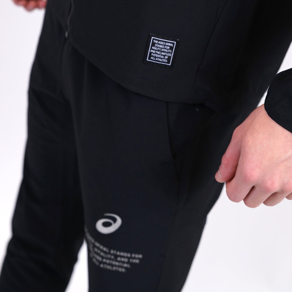 ASICS Script Joggers - Black