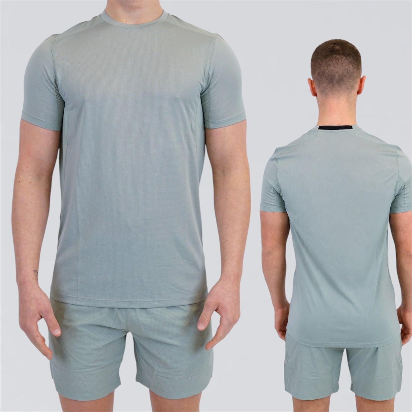 Gym King Energise Set - Tee & Shorts  - Urban Sage