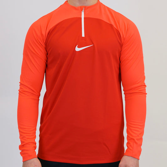 Nike Academy Pro Drill Half Zip Crimson Red